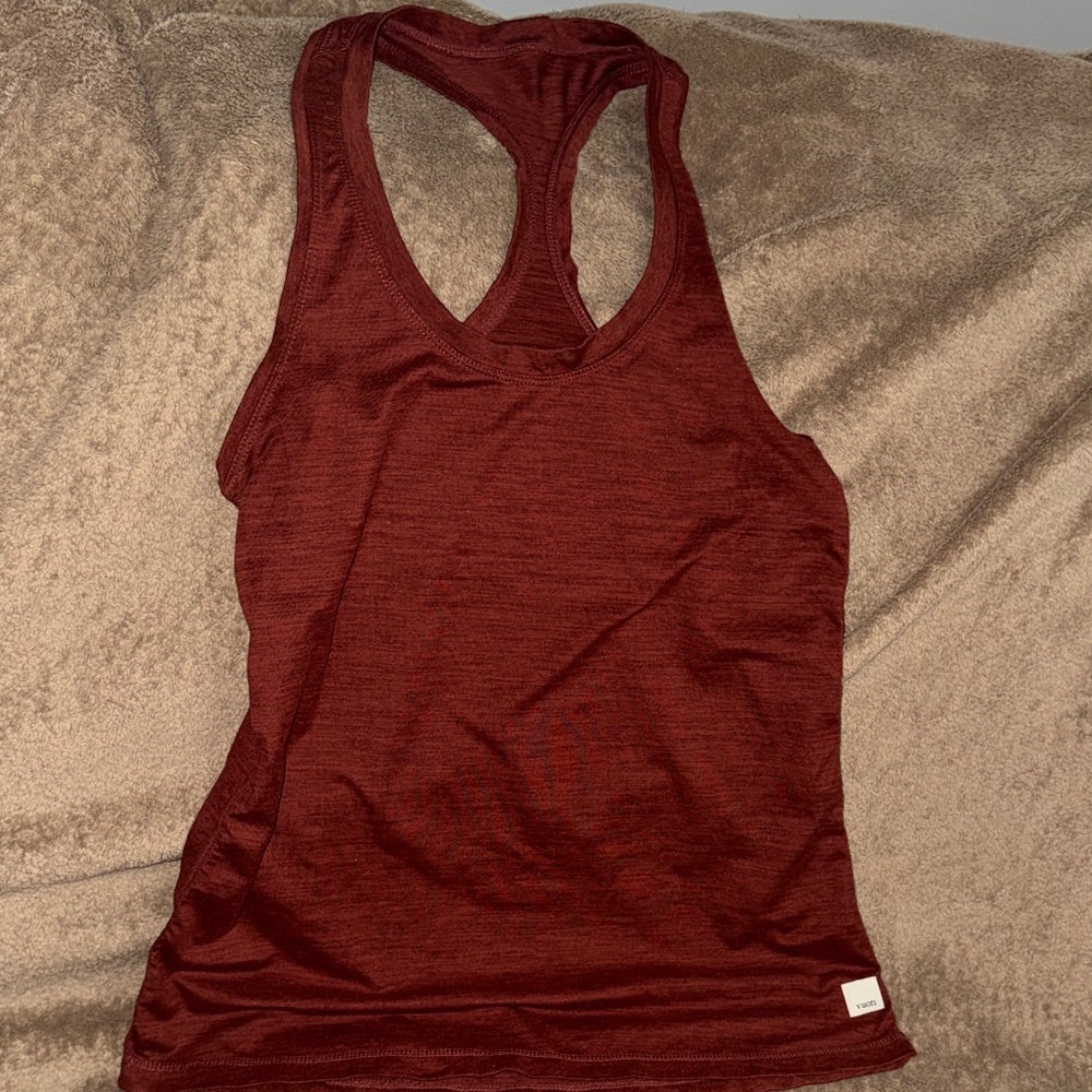 Vuori Women’s Racerback Tank Top - Burgundy